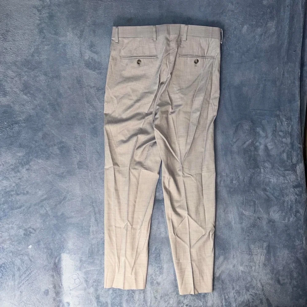 Kenneth Cole gray & black plaid dress pants